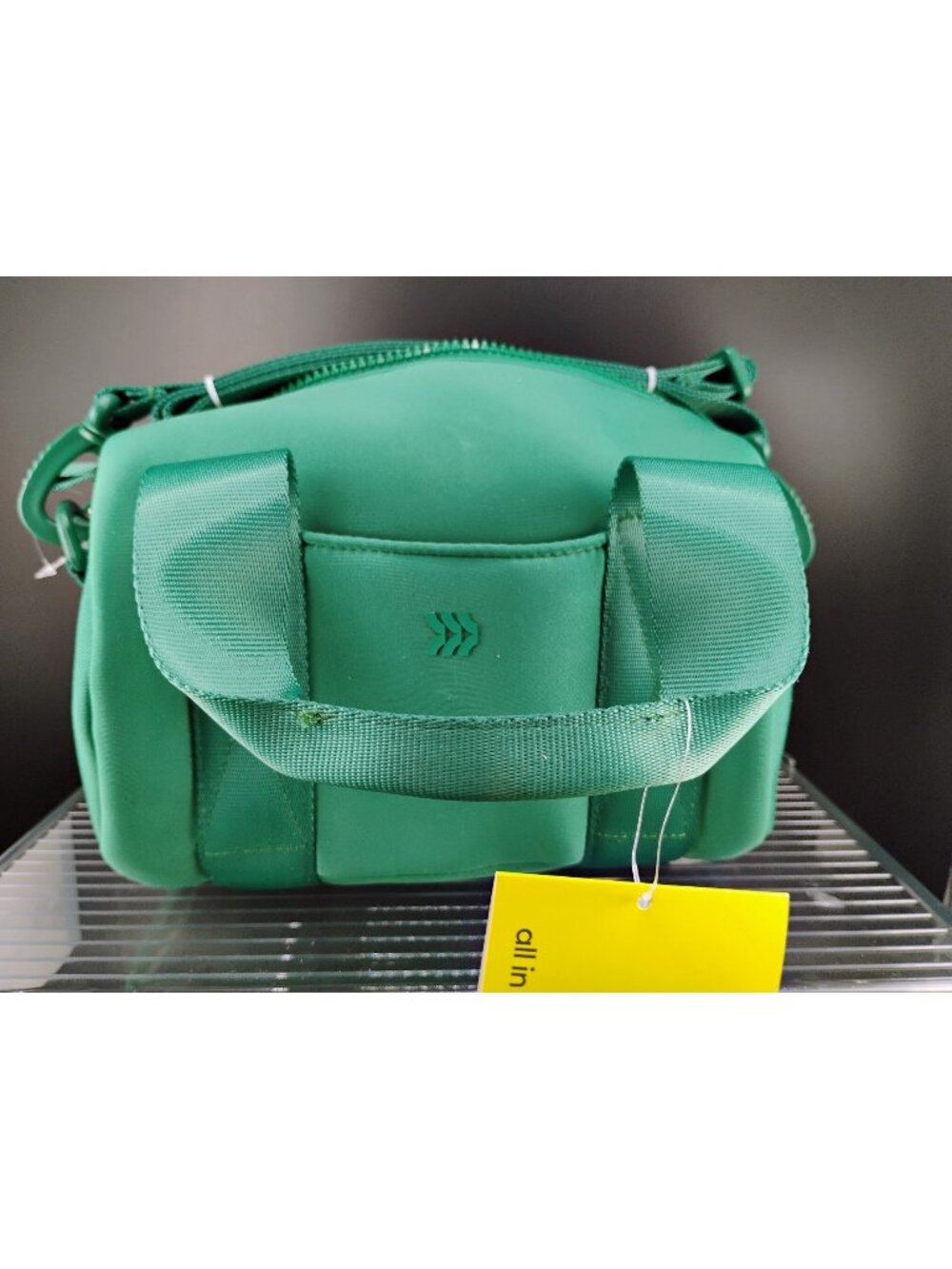 All In Motion Green Mini Duffel Bag With Adjustable Strap